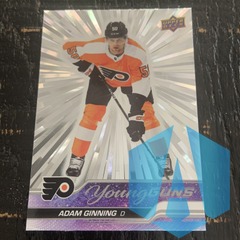 2023-24 Upper Deck #243 Adam Ginning Young Guns Rookie Silver Outburst